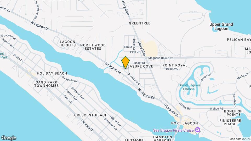 7220 Poinciana Dr Map and Location Details