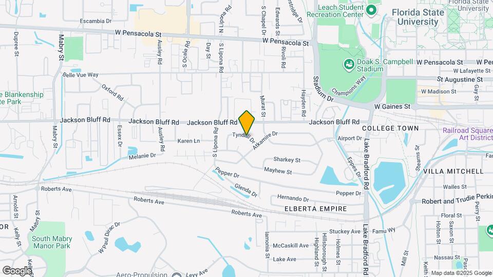 1811 Tyndall Dr Map and Location Details