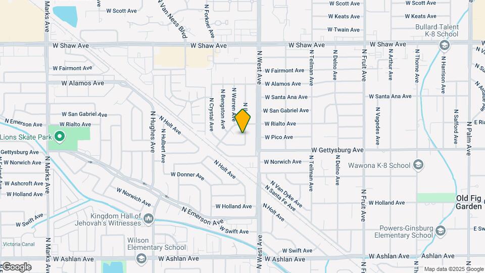 4651 N Ila Ave Map and Location Details