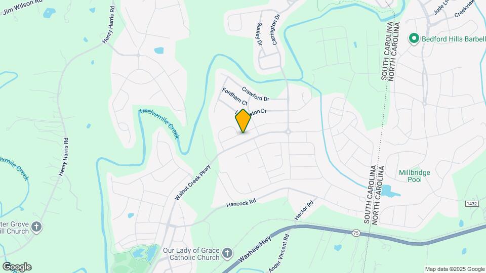 7481 Hartsfield Dr Mapa y Detalles de la Ubicación