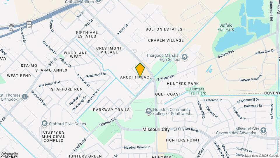 1214 Wesley Dr Mapa y Detalles de la Ubicación