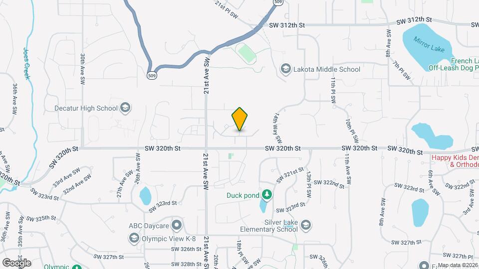 1836 SW 318th Pl Map and Location Details