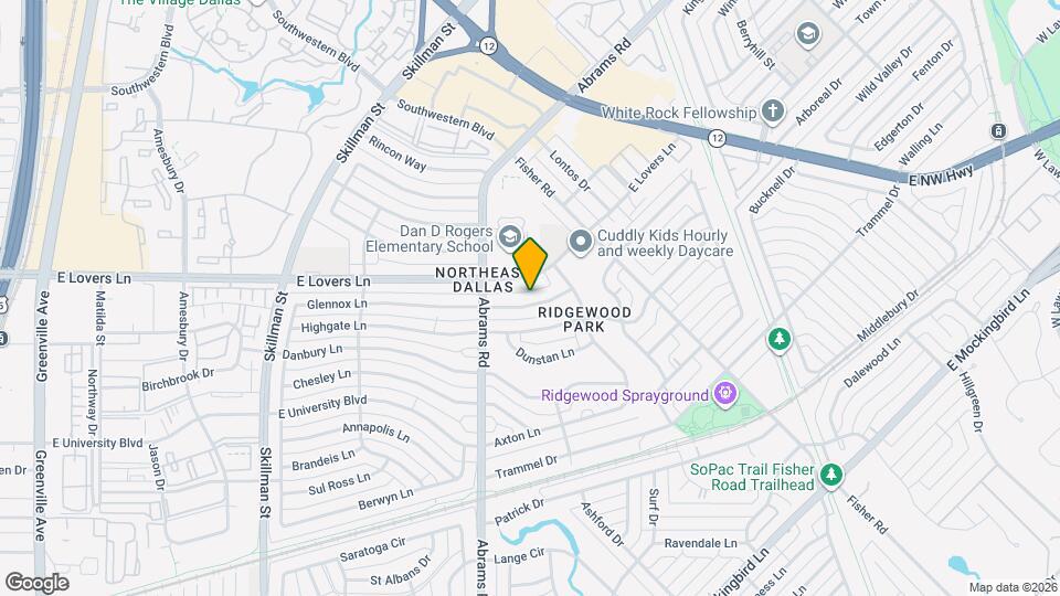 6445 Glennox Ln Map and Location Details