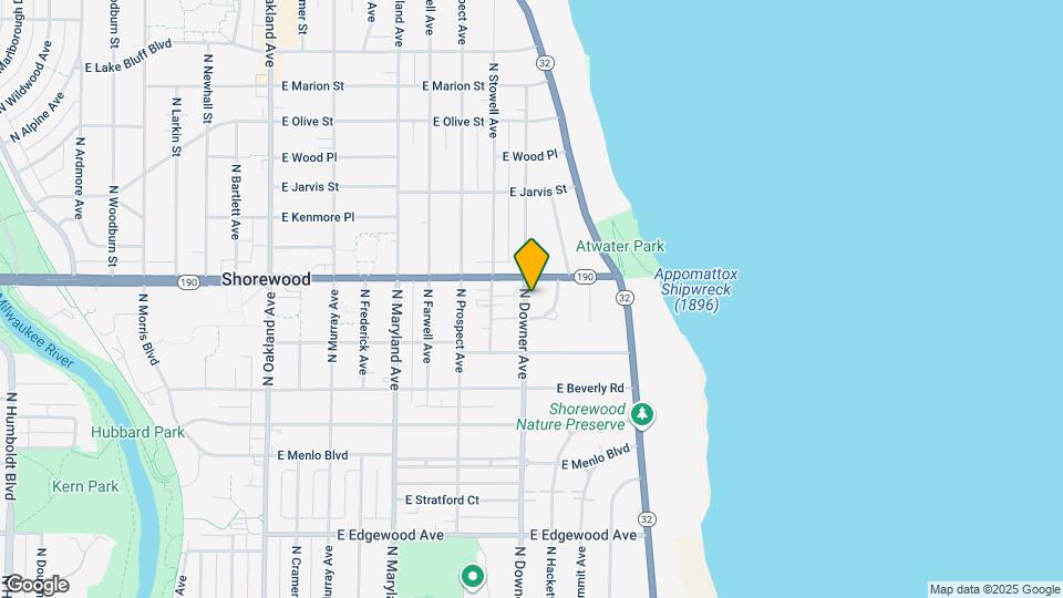 3950 N Downer Ave Mapa y Detalles de la Ubicación