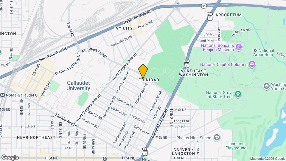 1274 Simms Pl NE, Unit 2 Map and Location Details
