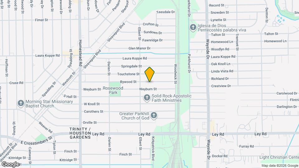 7526 Bywood St Map and Location Details