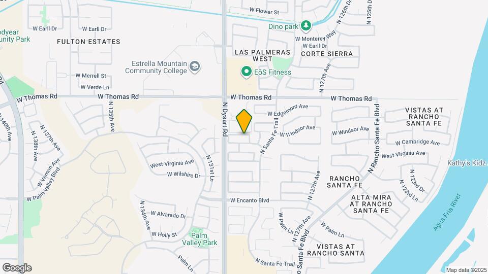 12883 W Windsor Ave Map and Location Details