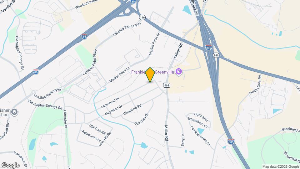 414 Lanewood Dr Map and Location Details