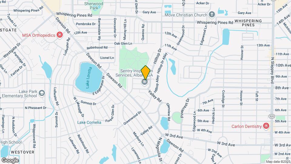 1804 Pine Needle Ln Map and Location Details