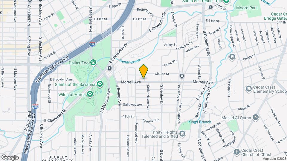 1027 Morrell Ave Map and Location Details