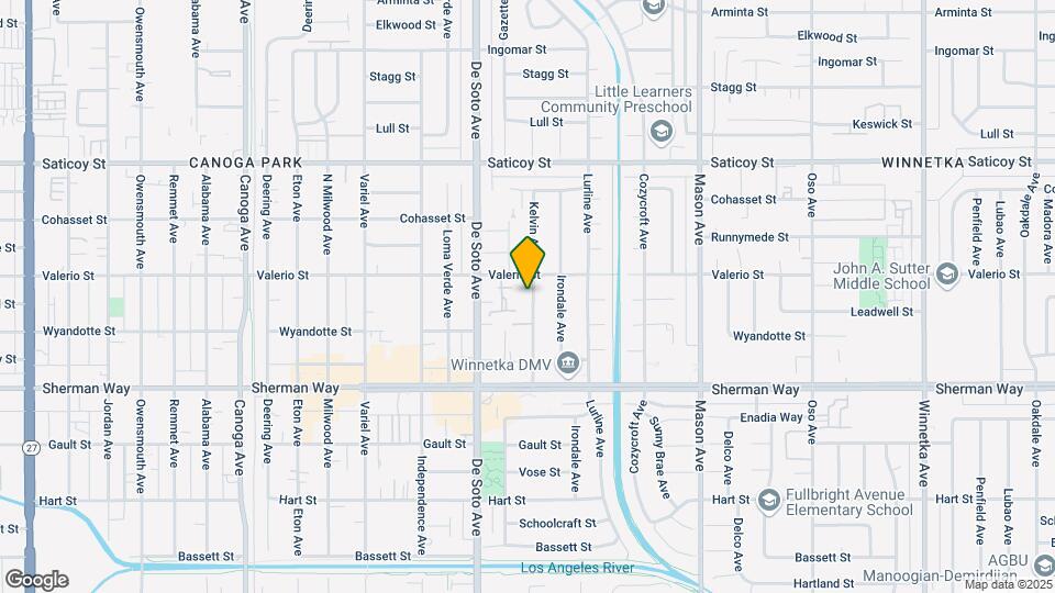 7339 Kelvin Ave Mapa y Detalles de la Ubicación