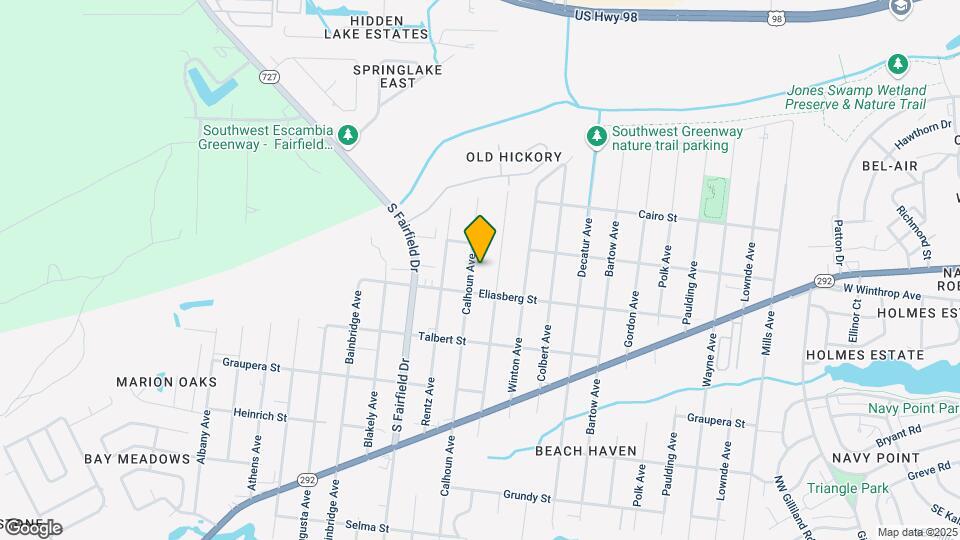 906 Calhoun Ave Mapa y Detalles de la Ubicación