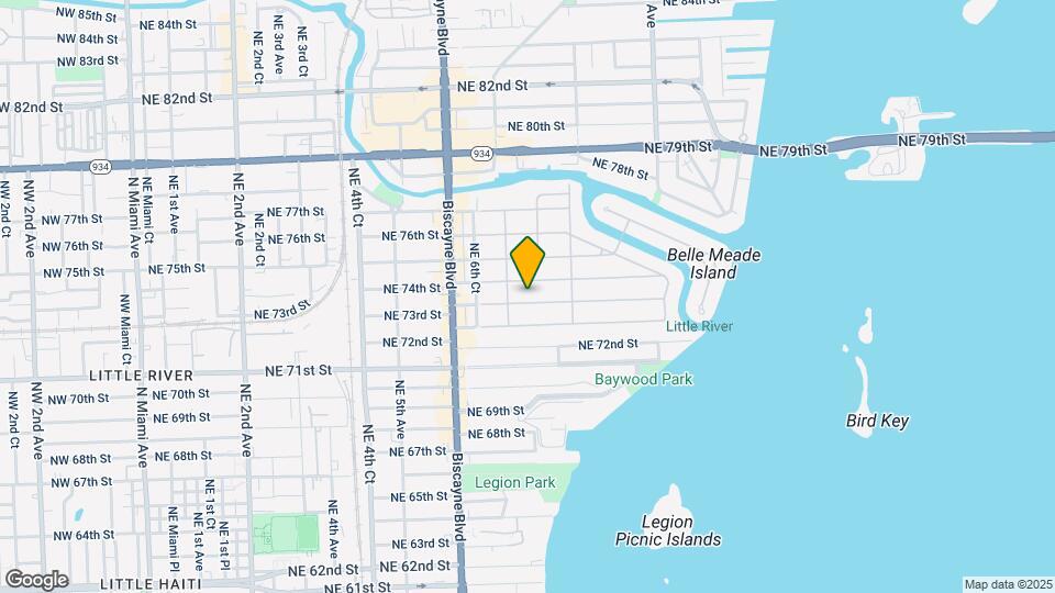 725 NE 73rd St Map and Location Details