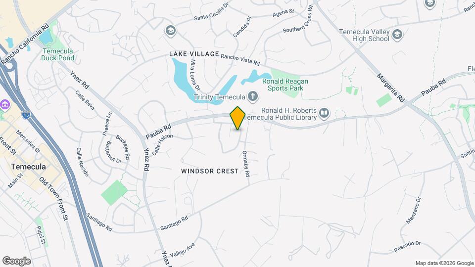 30511 Colina Verde St Map and Location Details