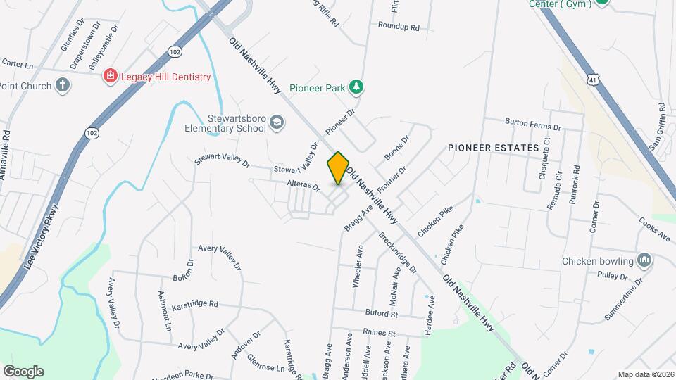 2004 Avery Park Drive Map and Location Details