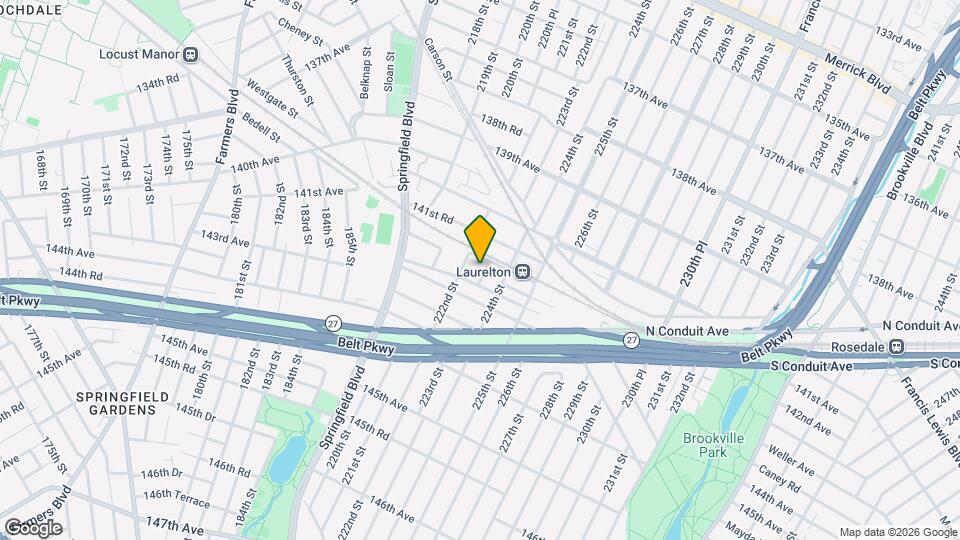 142-16 223rd St Map and Location Details