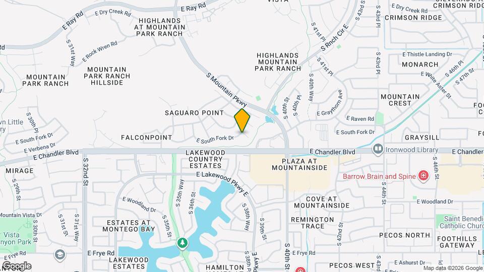 3967 E Verbena Ct Map and Location Details