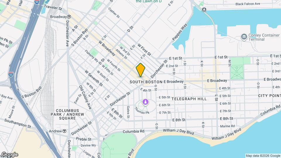 455 W Broadway Map and Location Details