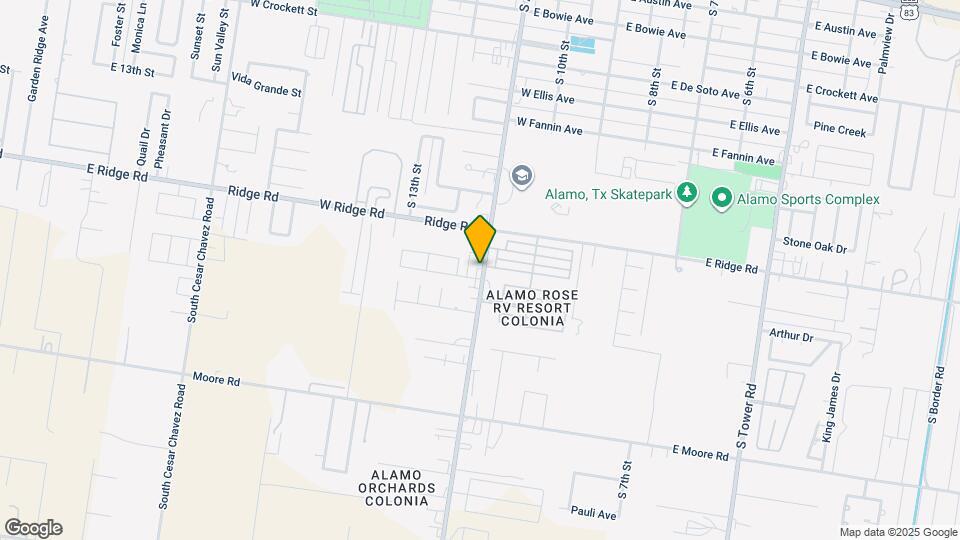 25 S Alamo Rd Map and Location Details