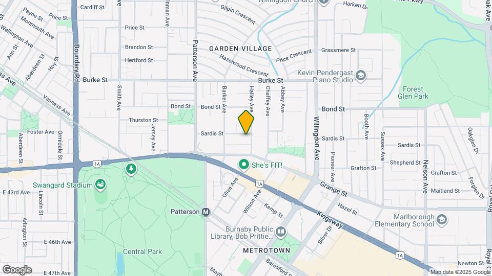 4288 Sardis St Map and Location Details