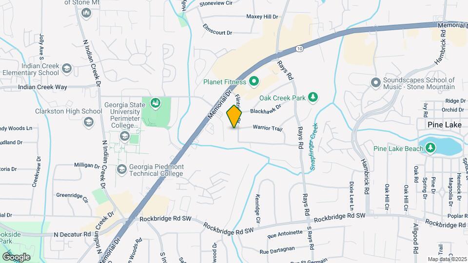 4019 Flintridge Dr Map and Location Details