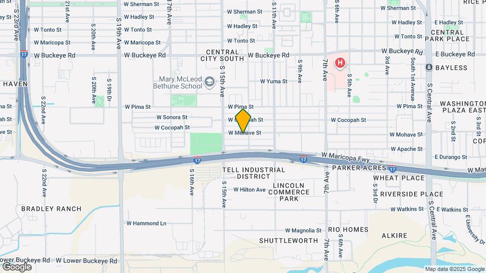 1309 W Mohave St Map and Location Details
