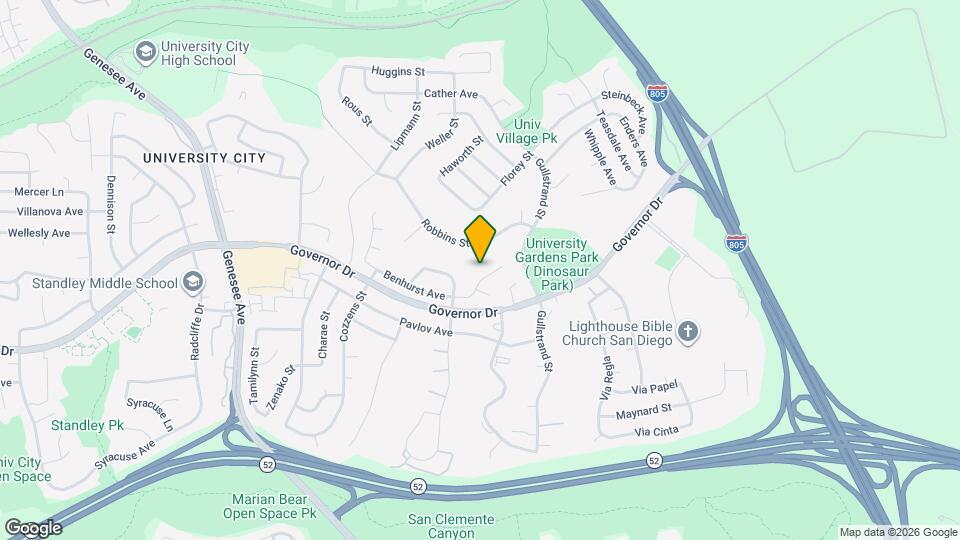 4592 Benhurst Ave Map and Location Details