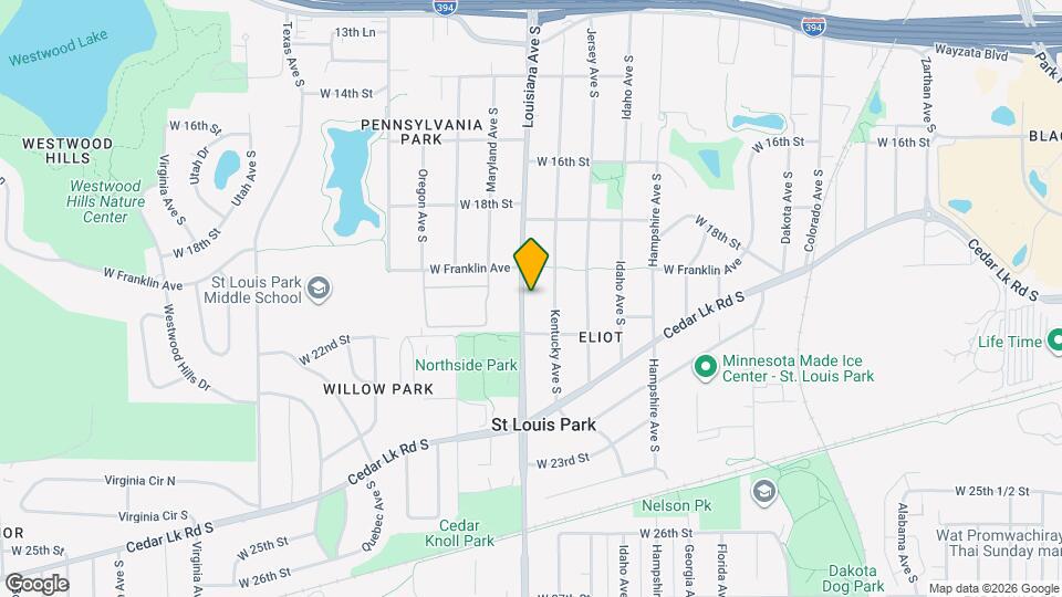 2019 Louisiana Ave S Map and Location Details