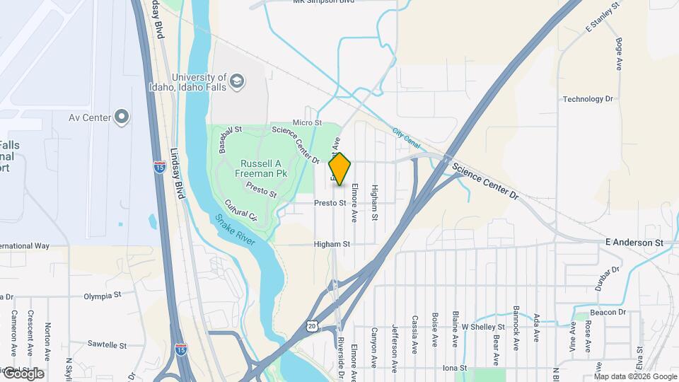 1426 Fremont Ave Map and Location Details
