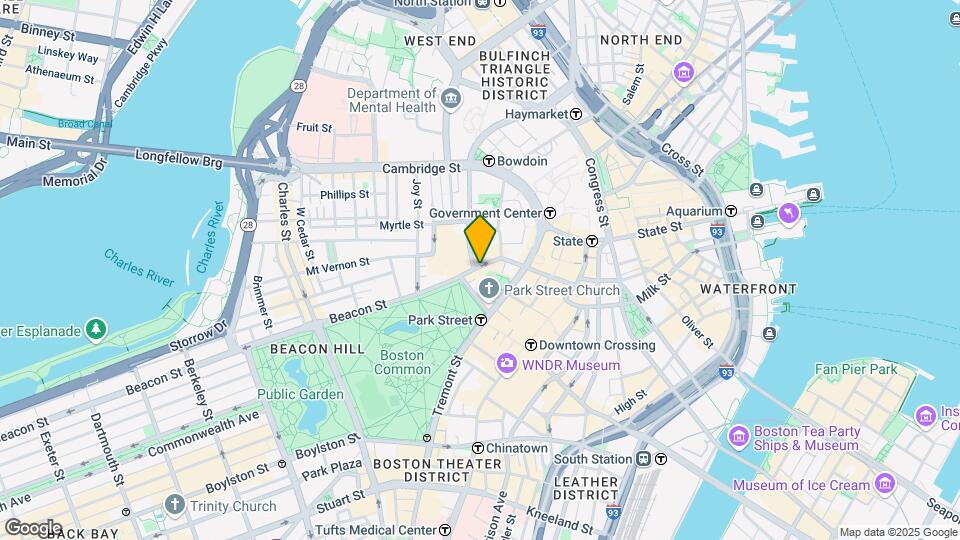 12 Beacon St, Unit 1 Map and Location Details