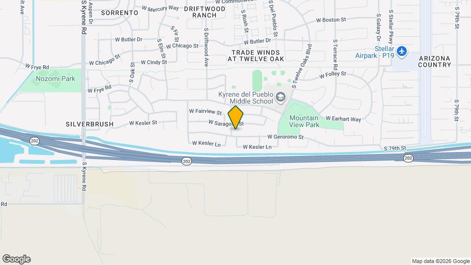5274 W Geronimo St Map and Location Details