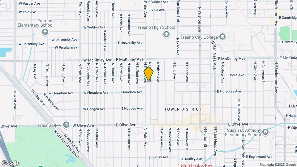 1459 N Ferger Ave Mapa y Detalles de la Ubicación