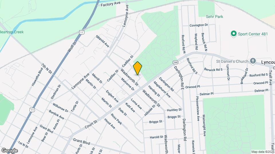 107 Harford Rd Map and Location Details