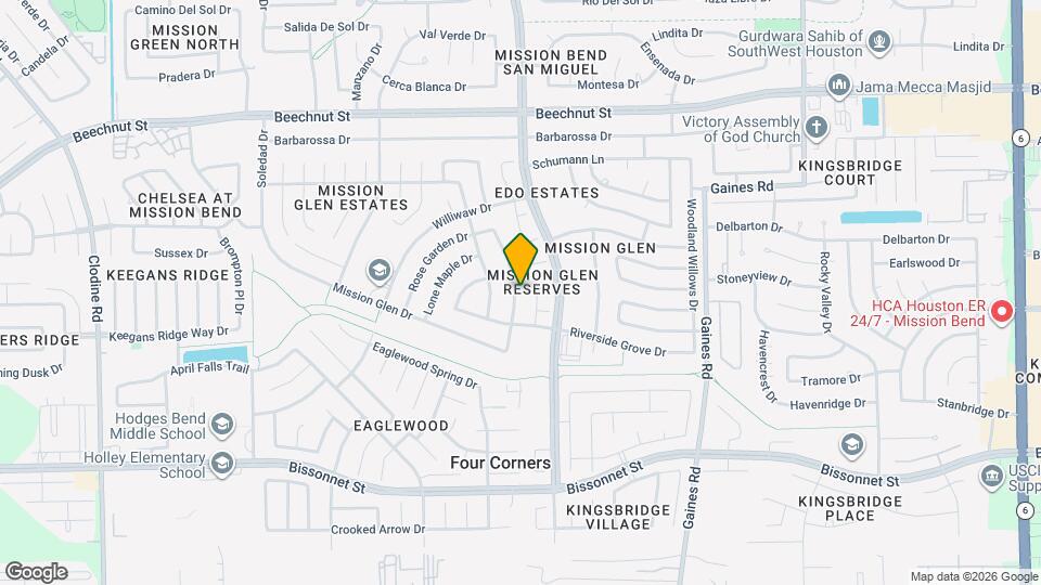 8527 Ashlawn Dr Map and Location Details