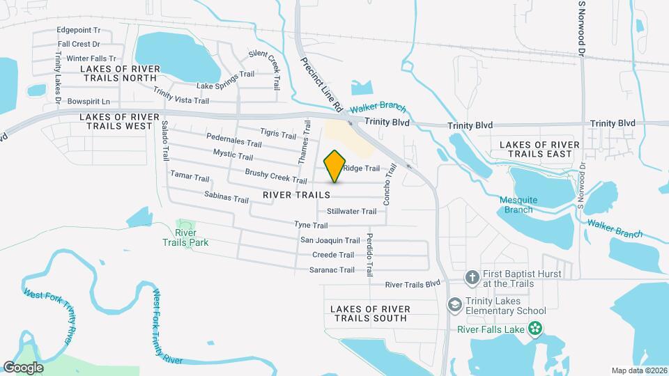 9028 Brushy Creek Trail Map and Location Details