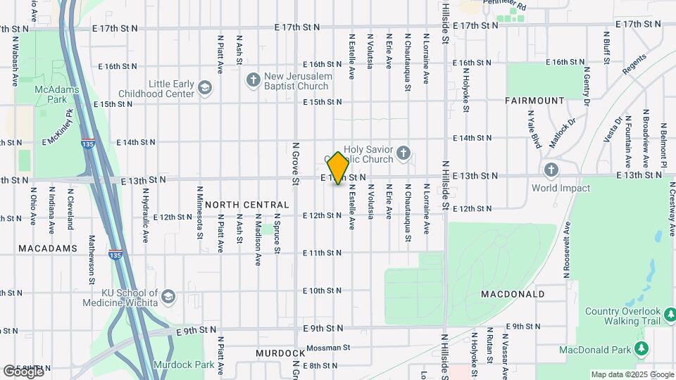 1340 N Green St Map and Location Details
