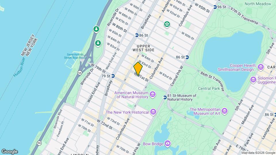 142 W 81st St Map and Location Details