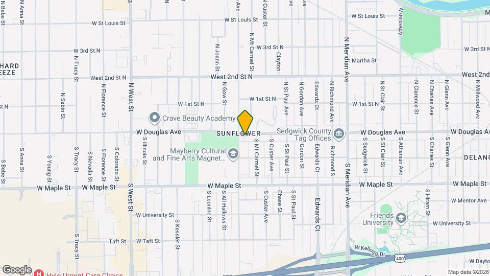 3123 W Douglas Ave Map and Location Details