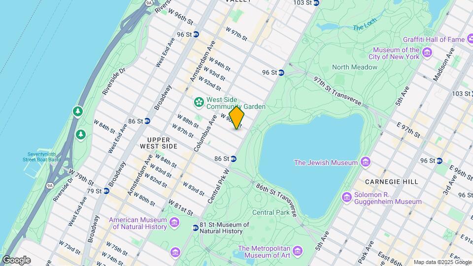 21 W 89th St Map and Location Details
