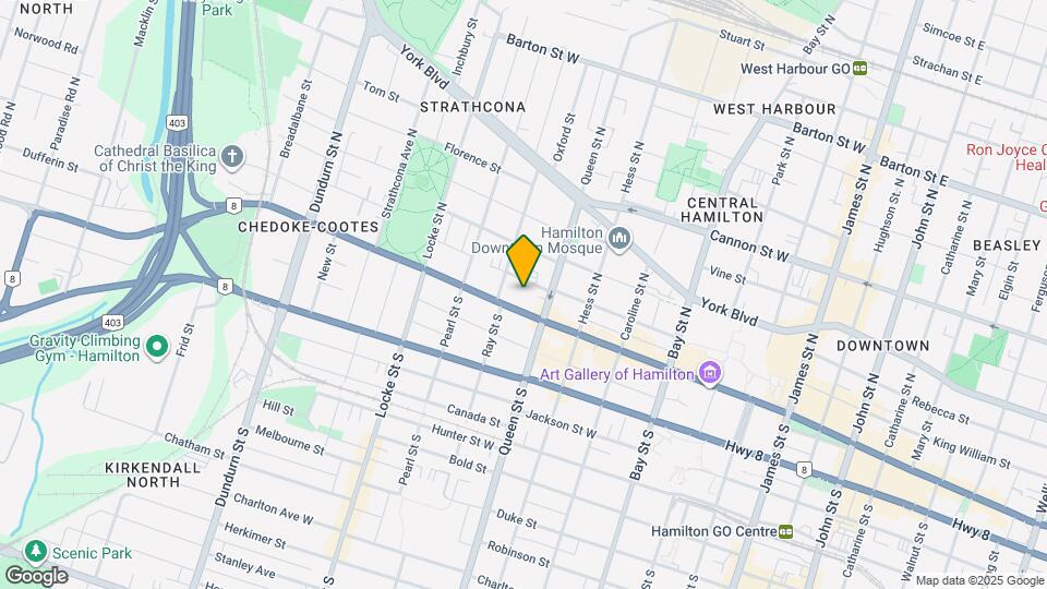 354 King St W Map and Location Details