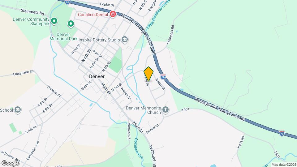 133 Monroe St, Unit C Map and Location Details