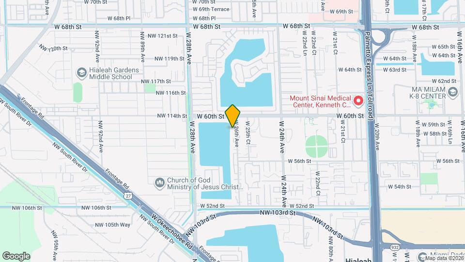 5840 W 26th Ave Map and Location Details