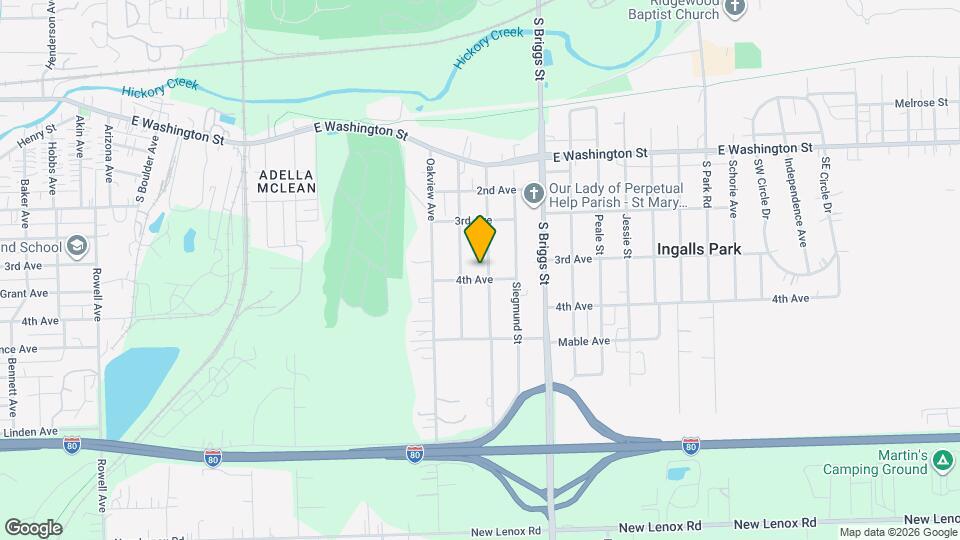 323 S Hebbard St Map and Location Details