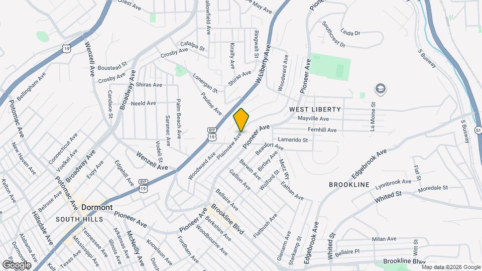 2143 Plainview Ave Map and Location Details