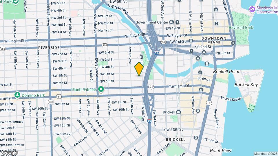 421 SW 6th St Map and Location Details