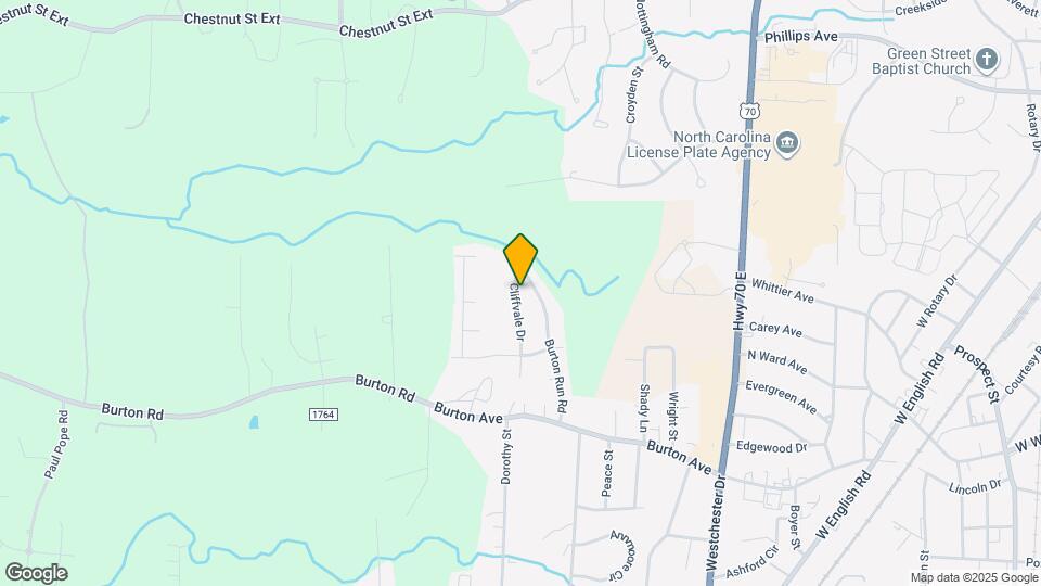 2158 Cliffvale Dr Map and Location Details