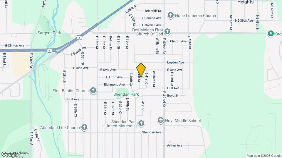 3207 E 41st St Map and Location Details