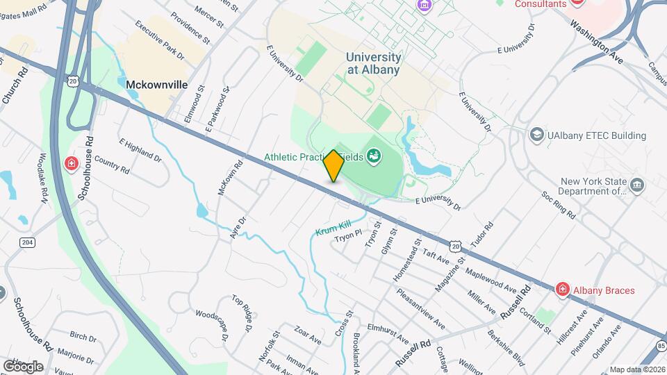 1241 Western Ave, Unit Albany-Guilderland 1 br. Mapa y Detalles de la Ubicación