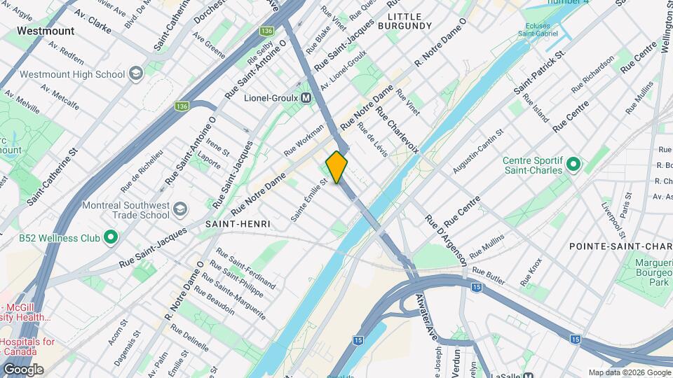 136 Bérard Rue Map and Location Details