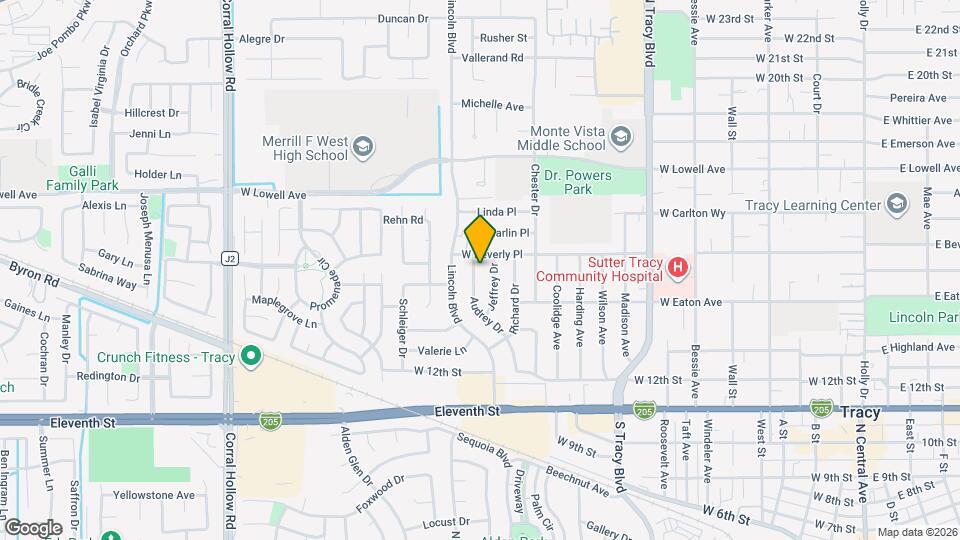 1430 Audrey Dr Mapa y Detalles de la Ubicación